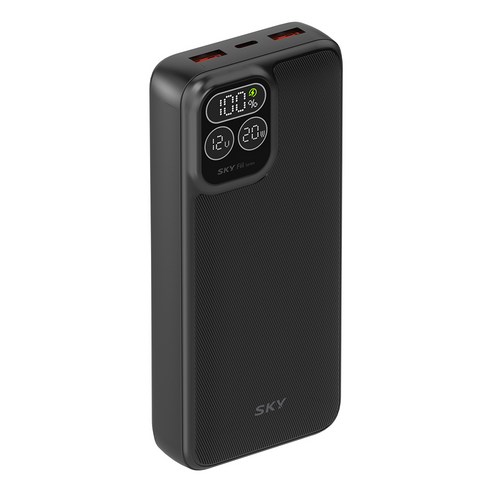 스카이 필 PD20 LCD 디스플레이 고속 충전 보조배터리 20000mAh 22.5W, SKY-PD20